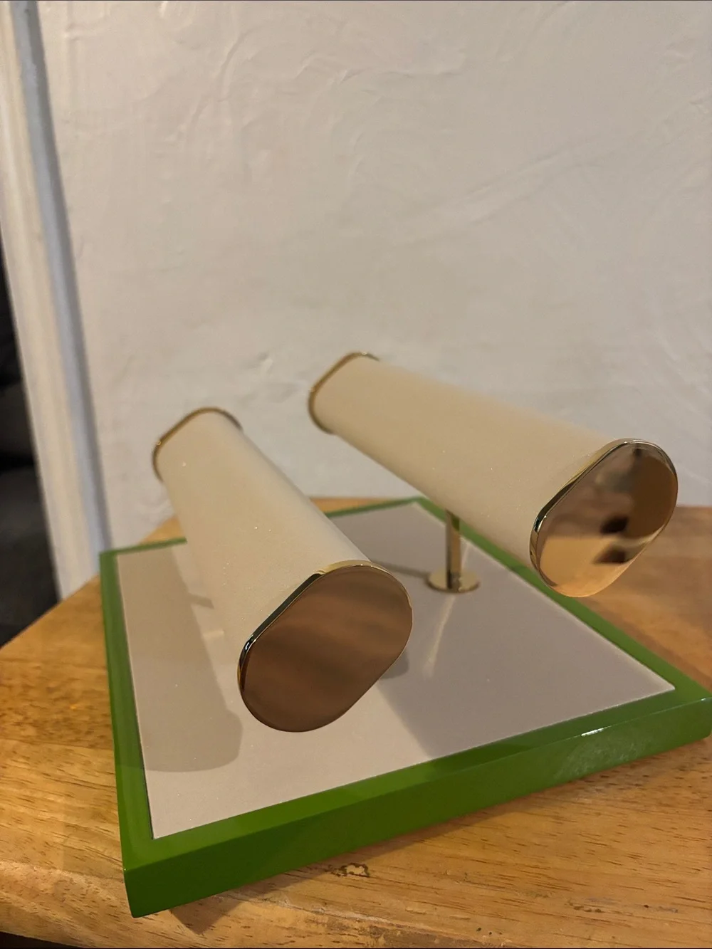 kate spade Cream & Green Double Jewelry Bar Stand - Picture 3 of 5
